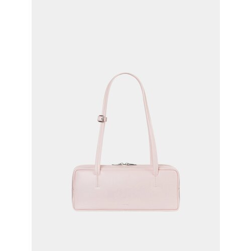 Сумка Stand Oil, фактура гладкая, розовый