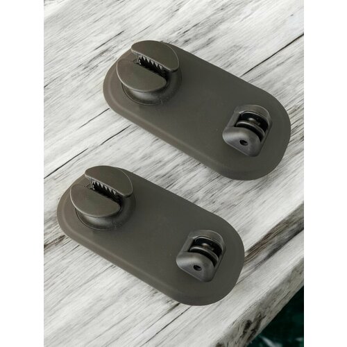 Якорный рым с роликом (роульсом) для лодки ПВХ, для фала/шнура диаметром 5-8 мм (2 шт)