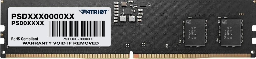 Память DDR 5 DIMM 8Gb 5600Mhz, PATRIOT Signature Line (PSD58G560082) (retail)