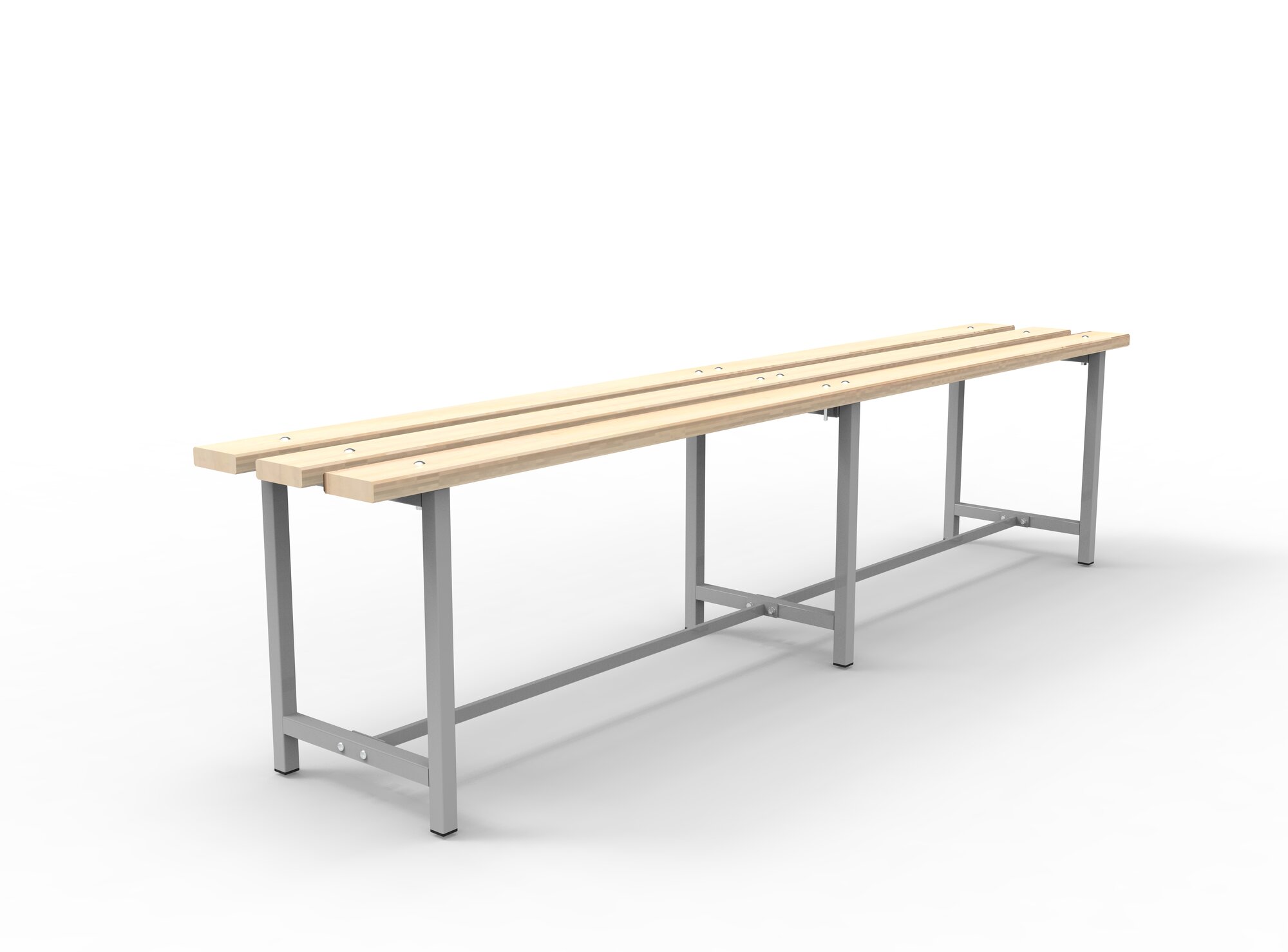 Скамья "титан" на металлокаркасе дерево/металл 200*35*46 см