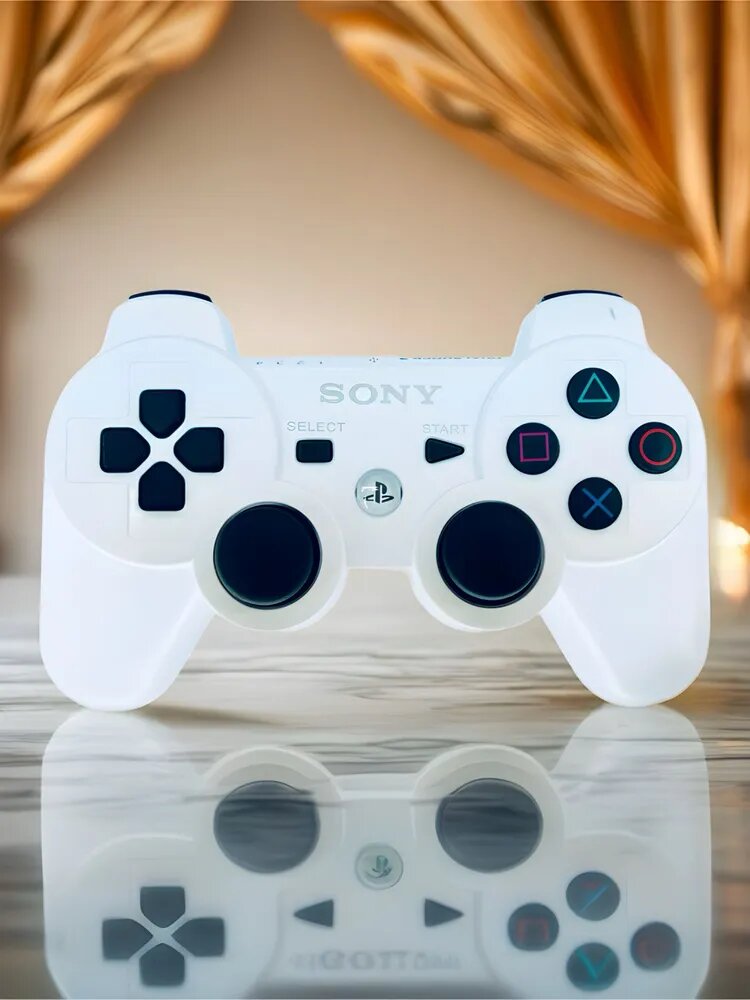 Беспроводной джойстик/геймпад для PS1/PS2/PS3/PC/Android/TV, черный — фото 1