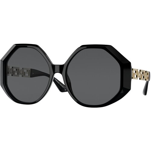 Солнцезащитные очки Versace, черный резинка studio style с декором 45891 4395