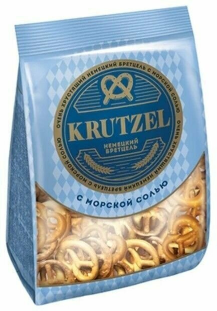 Крендельки Krutzel Немецкий Бретцель с морской солью, 250 гр*6 шт