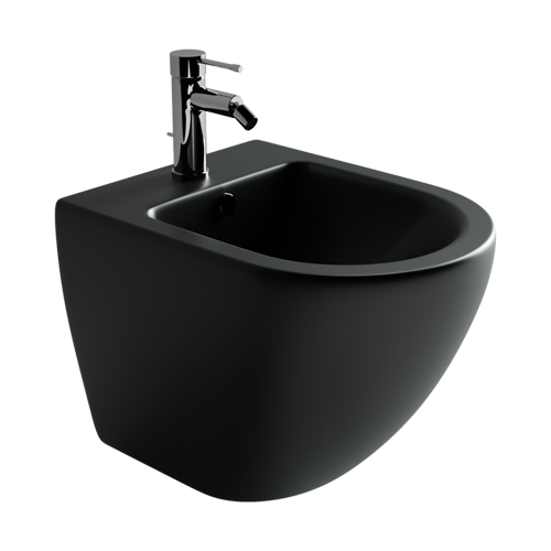 Биде Ceramica Nova METROPOL CN4003MB подвесное биде vitra plural цвет матовый черный 7831b483 0288