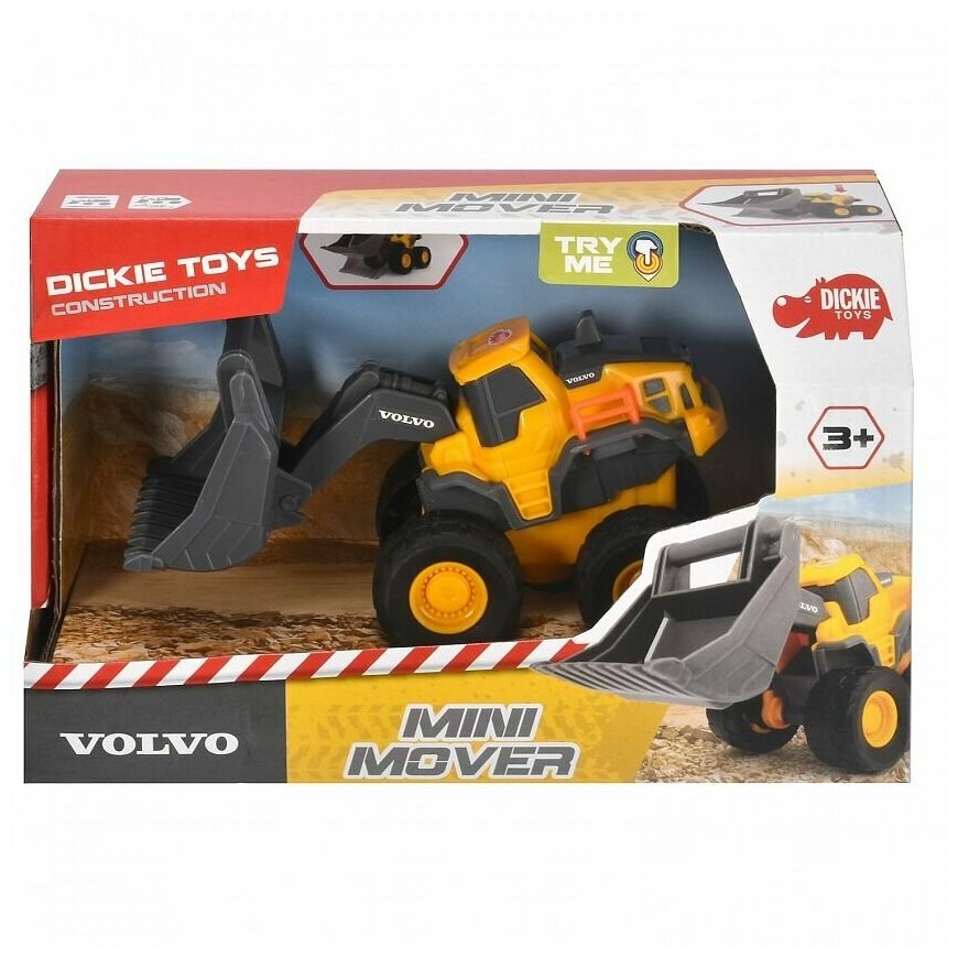 Dickie Toys Строительная техника Volvo, 13 см, 3722006 - фото №8