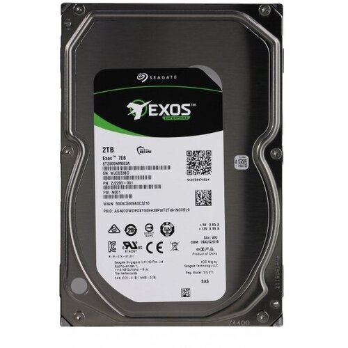 Жесткий диск Seagate 2J2200 2Tb 7200 SAS 3.5