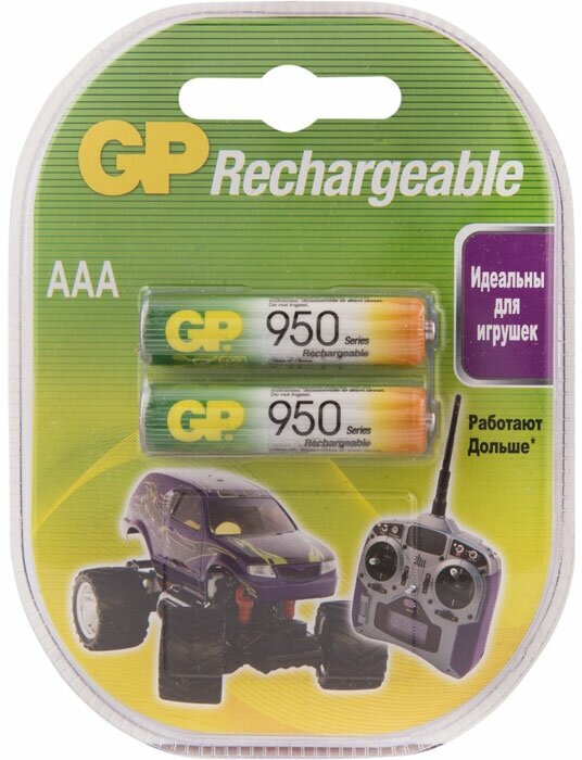 Аккумуляторы GP 95AAAHC-2CR2 950mAh AAA 2шт