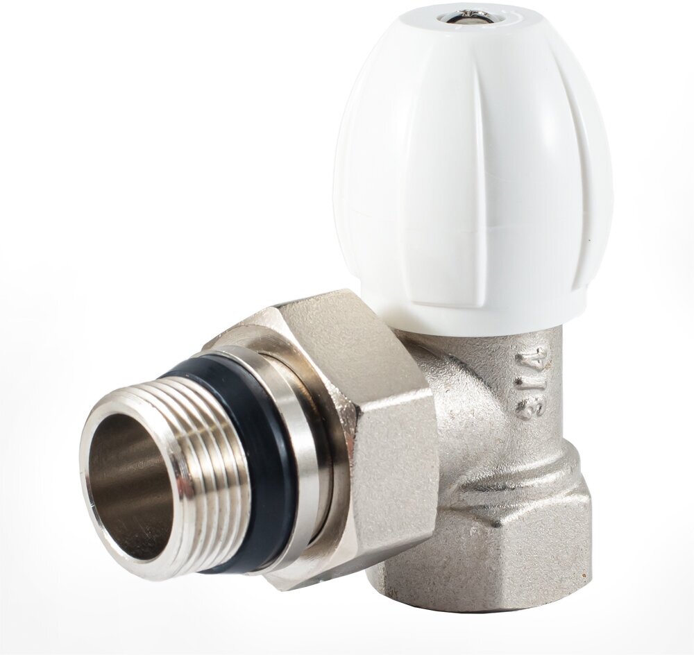 Клапан радиатора PROFACTOR регулирующий конусный затвор угловой с уплотнением 3/4 PF RVA 375UR