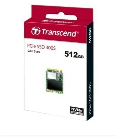 Накопитель SSD M.2 2230 Transcend MTE300S 512GB NVME PCI-E Gen3 x4 3D TLC NAND 2000/1100 MB/s IOPS 90K/190K MTBF 2M TBW 200 - фото №3