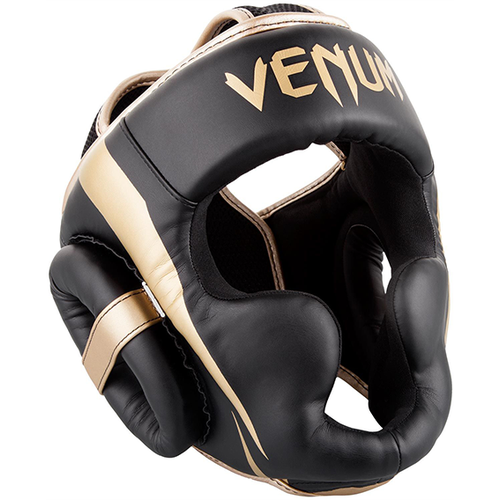 Шлем боксерский Venum Elite Black/Gold (One Size) 