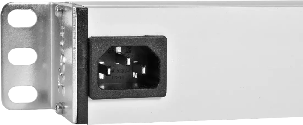 блок силовых розеток Rem-10, 19", Shuko х 8, вход IEC 320 C14, 1U,10А, выключатель, без шнура ЦМО - фото №7