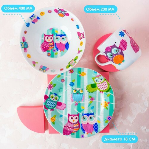 розовый, разноцветный, голубой, белый