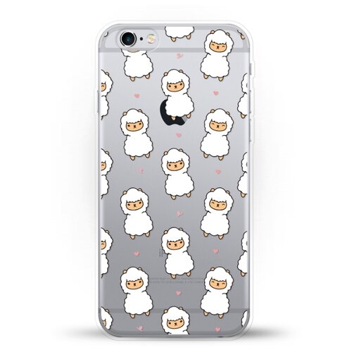 фото Силиконовый чехол узор из лам на apple iphone 6/6s andy & paul