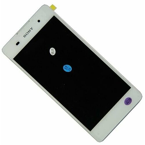 Дисплей для Sony F3311, F3313 (Xperia E5) модуль в сборе с тачскрином <белый> (OEM)