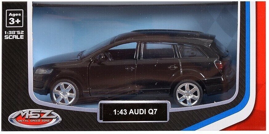 Модель 1:43 Audi Q7, черный 1251250JB Автопанорама - фотография № 12