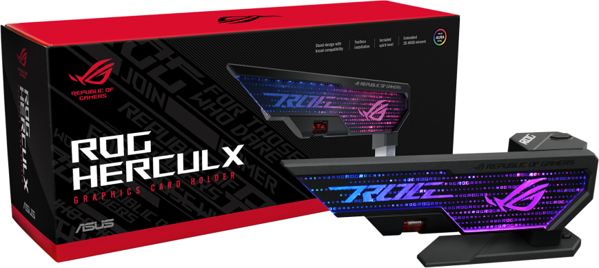 Держатель для видеокарты Asus ROG Herculx Graphics Card Holder (XH01)