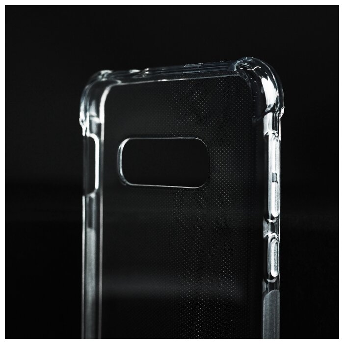 Прозрачный противоударный силиконовый чехол для Samsung Galaxy S10e с усиленными углами