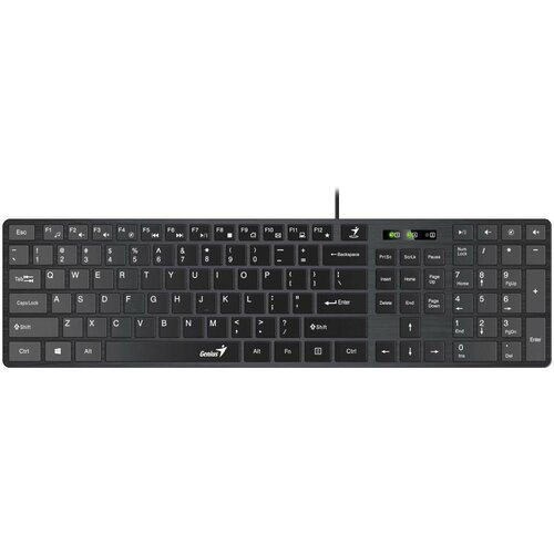 Клавиатура Genius SlimStar 126 Black Laser 150000₽