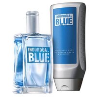 Парфюмерный набор AVON Individual Blue for Him, т. вода 100 мл, шампунь-гель для душа 250 мл.