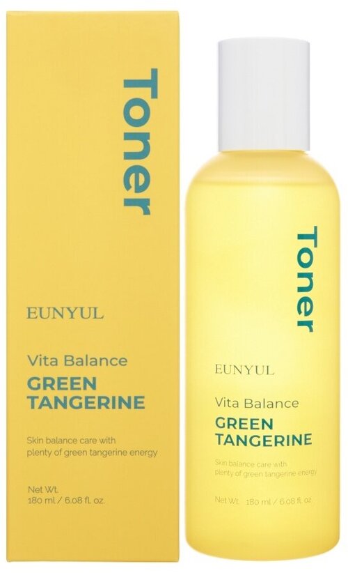 EUNYUL Vita Balance Green Tangerine Toner Выравнивающий тонер с экстрактом зелёного мандарина и витаминами 180мл