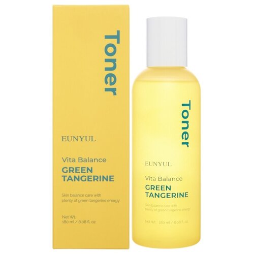 EUNYUL Vita Balance Green Tangerine Toner Выравнивающий тонер с экстрактом зелёного мандарина и витаминами 180мл eunyul vita balance green tangerine toner выравнивающий тонер с экстрактом зелёного мандарина и витаминами 180мл