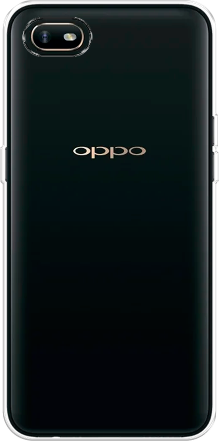 Силиконовый чехол на Oppo A1k / Оппо А1к, прозрачный