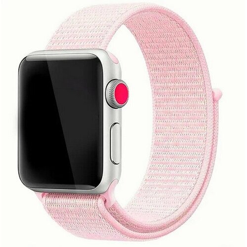 ОЕМ, Нейлоновый ремешок для Apple Watch 42/44мм, арт.011802, розовый