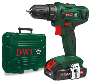 Аккумуляторная <b>дрель</b>-шуруповерт DWT ABS-18 L-2 BMC