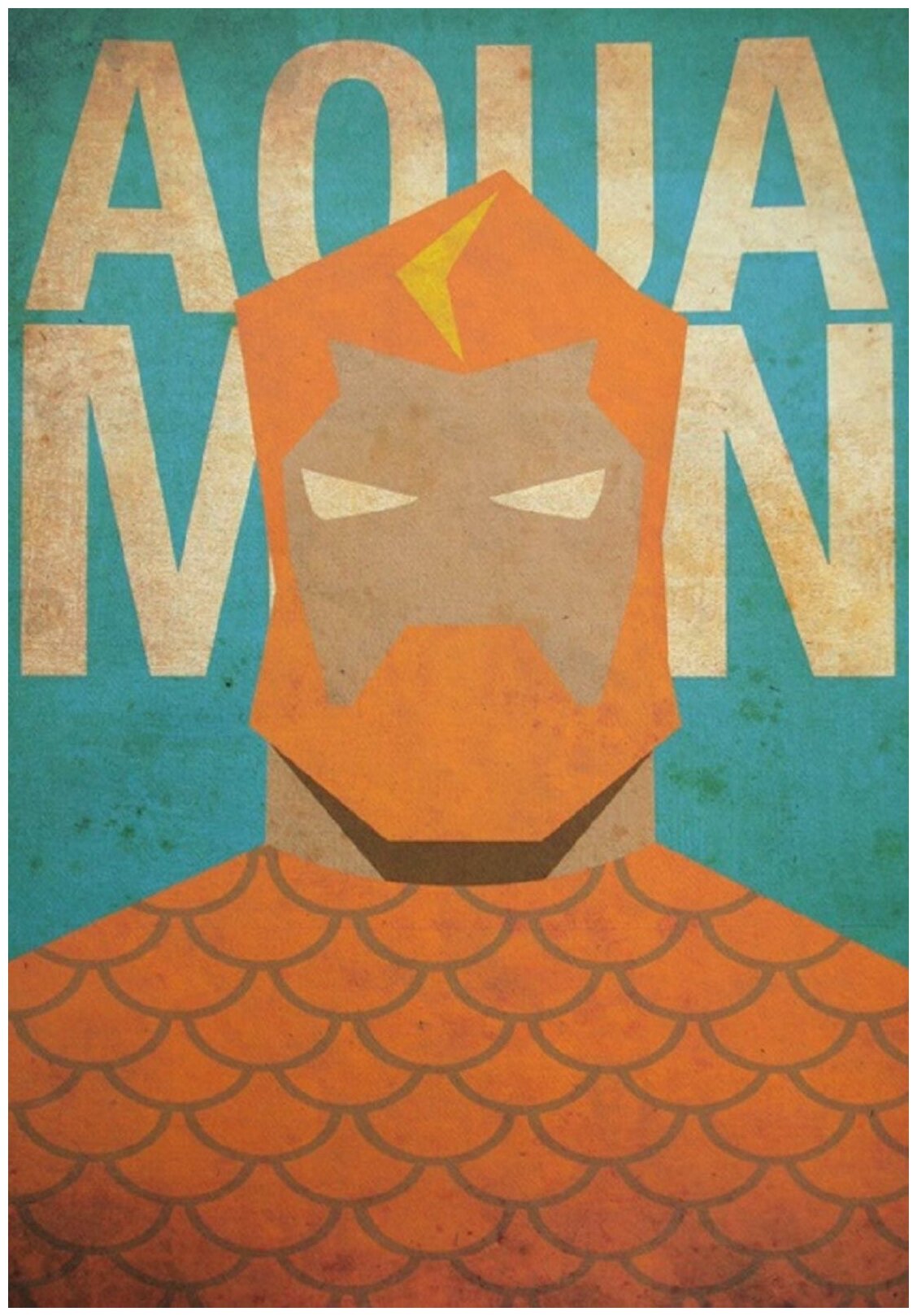 Постер / Плакат / Картина на холсте Аквамен