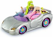 Автомобиль Barbie Экстра набор автомобиль кабриолет с аксессуарами HDJ47, серебристый