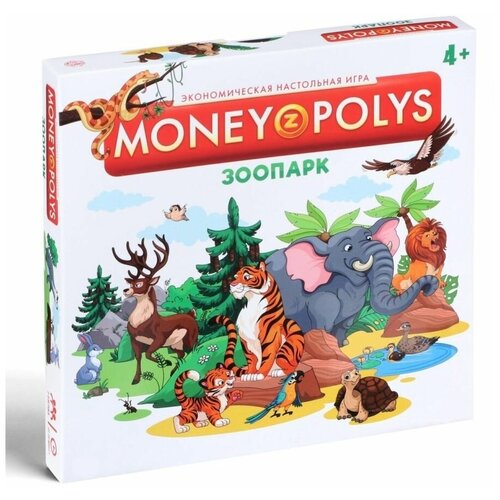 Настольная экономическая игра ЛАС играс Money Polys Зоопарк