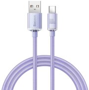 Кабель Baseus Crystal Shine Series Fast Charging Data Cable USB to Type-C 100W 1.2m Purple (CAJY000405)