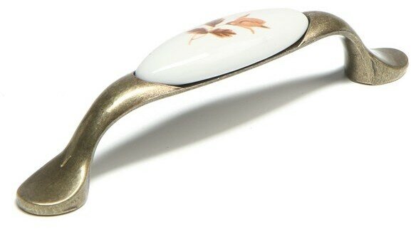 Ручка скоба AUTUMN CAPPIO Ceramics, 96 мм, цвет бронза - фотография № 4