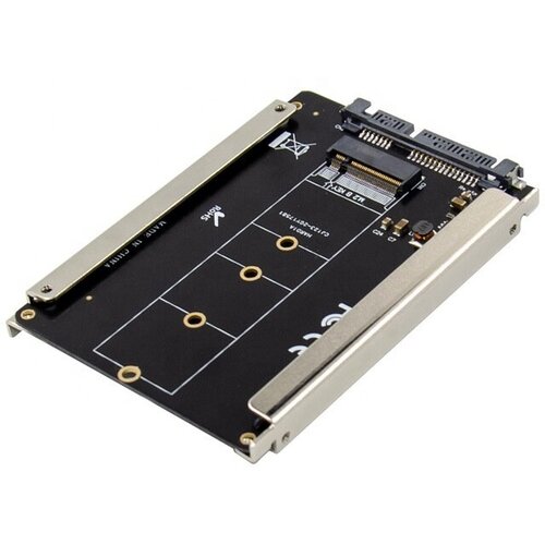 адаптер noname ngff for ssd v2 heatsink ret asia pcie m2 ngff m key v2 Переходник NGFF(M.2) - SATA для установки SSD M.2 в отсек 2.5 | ORIENT C295S