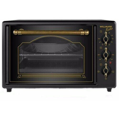 Мини-печь WILLMARK WOF-505BLR черный ретро конвекция 1479000₽