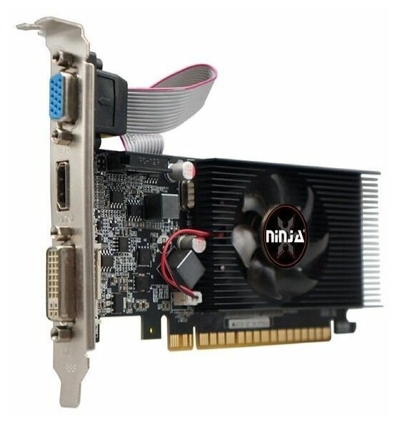 Видеокарта Ninja (Sinotex) GT610 PCIE (48SP) 2G 64-bit DDR3 DVI HDMI CRT