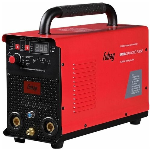 Сварочный аппарат инверторного типа Fubag IRTIG 200 ACDC PULSE 315641 TIGMMA 8811800₽