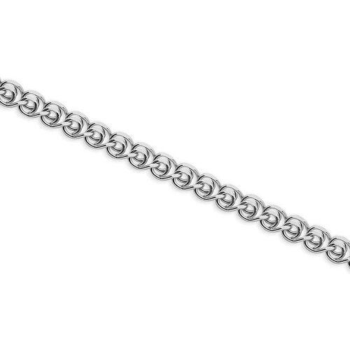 Цепь, плетение «Love» из белого золота 40 размер, 40558