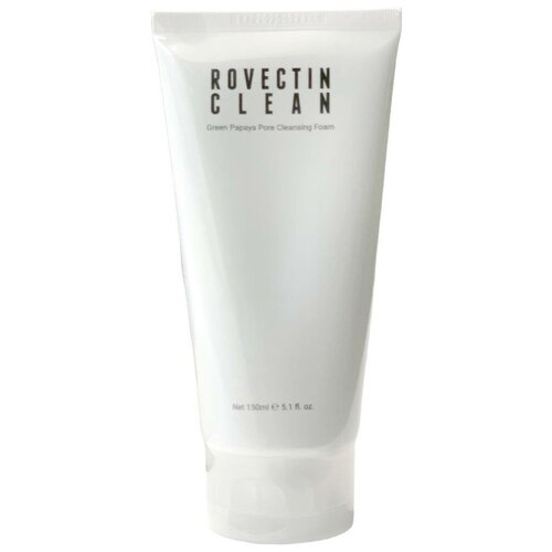 Пенка для очищения пор с зеленой папайей ROVECTIN Clean Green Papaya Pore Cleansing Foam, 150 мл