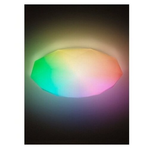 Потолочный светодиодный светильник с пультом ALMAZ 25W RGB, ЛЮСТРА в детскую, гостиную, кухню, до 15 кв.м
