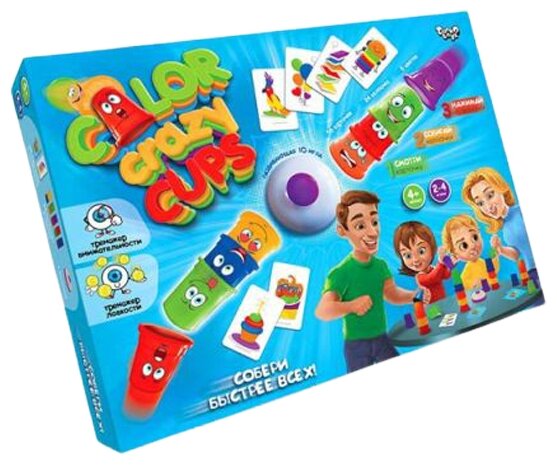 Настольная игра Danko Toys Color crazy cups