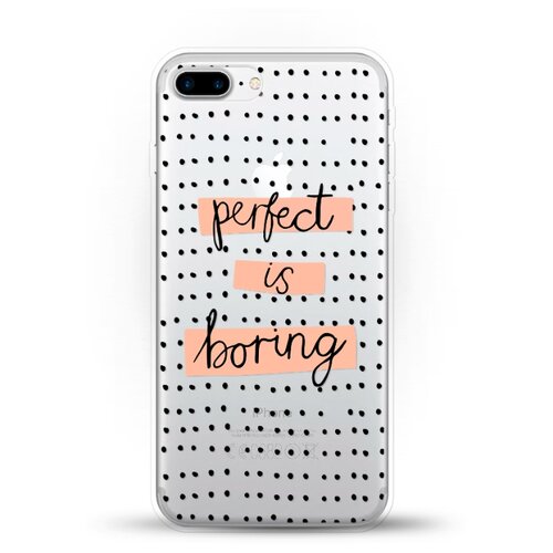 фото Силиконовый чехол boring perfect на apple iphone 7 plus andy & paul