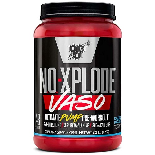 Предтренировочный комплекс BSN N.O. XPLODE VASO со вкусом Фруктовое вино 1000 гр.