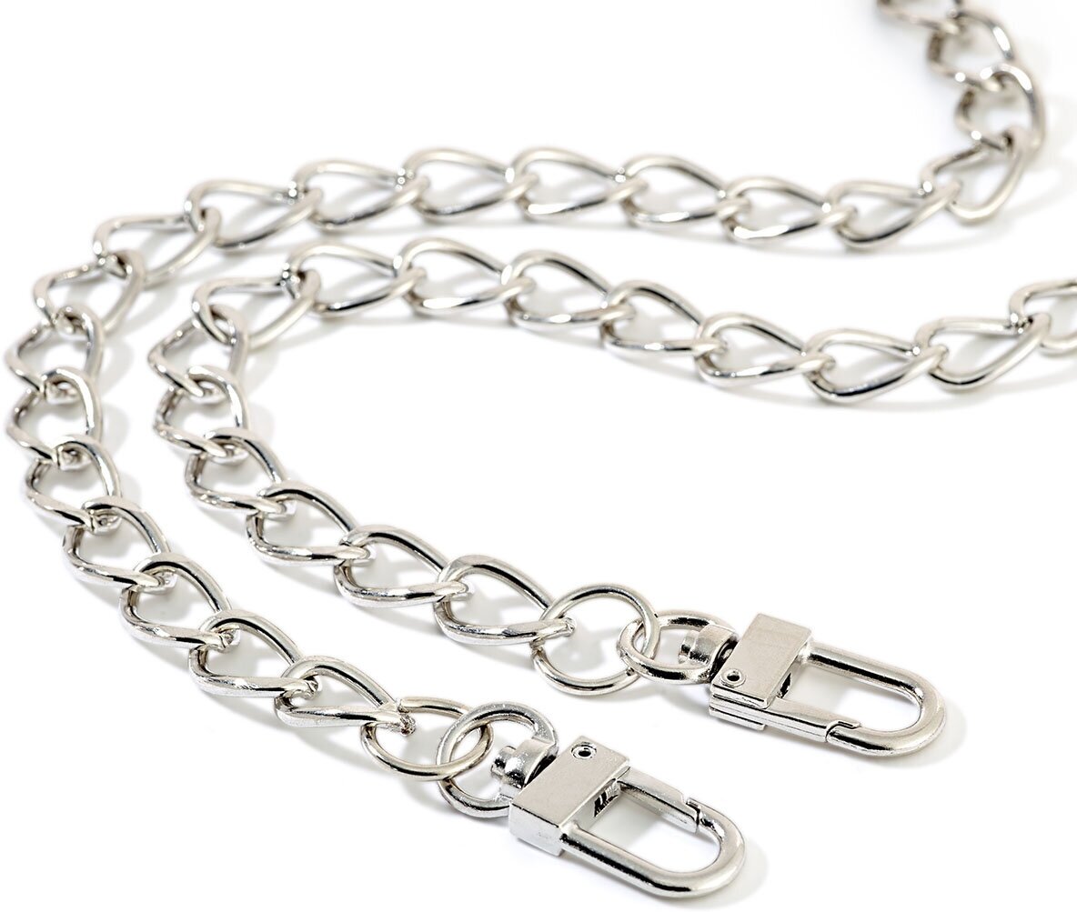 Цепочка для сумки 'Mia' длина 70 см, металл, цвет серебристый, Prym