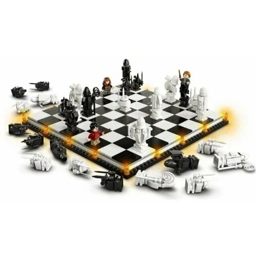 конструктор гарри поттер magic castle волшебные шахматы 876 деталей Конструктор Гарри Поттер Хогвартс: волшебные шахматы 876 деталей