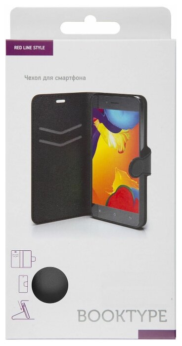 Чехол (флип-кейс) Red Line Book Type для Samsung Galaxy A50 (A505) черный