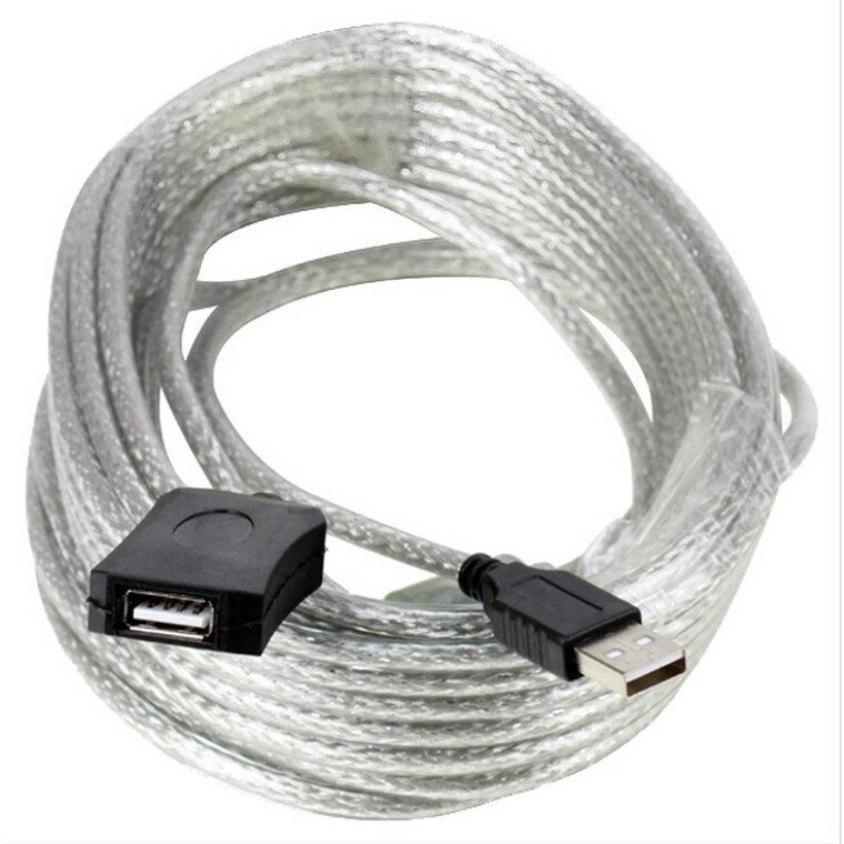 Удлинитель Aopen USB - USB (ACU823), 5 м, бесцветный - фото №9