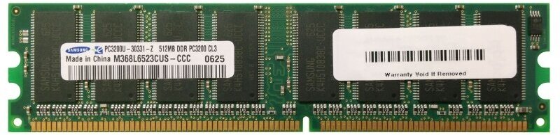 Оперативная память Samsung M368L6523CUS-CCC DDR 512Mb