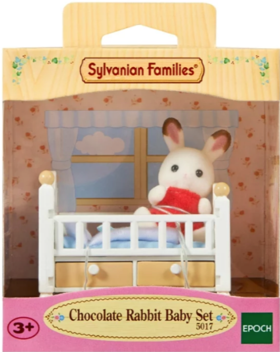 Игровой набор Sylvanian Families Малыш и детская кроватка 5.5 см - фото №8