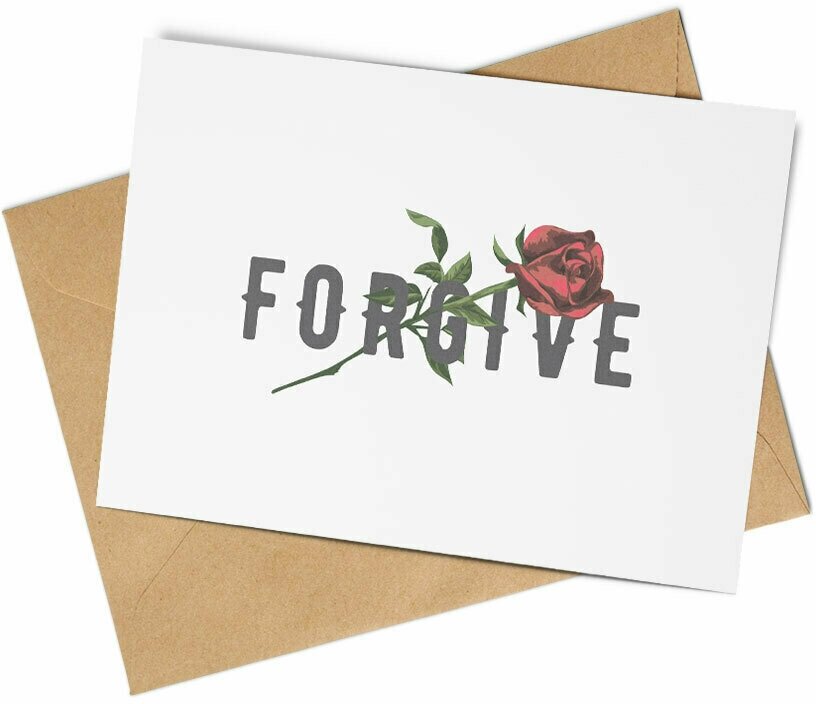 Открытка "Forgive" — фото 1